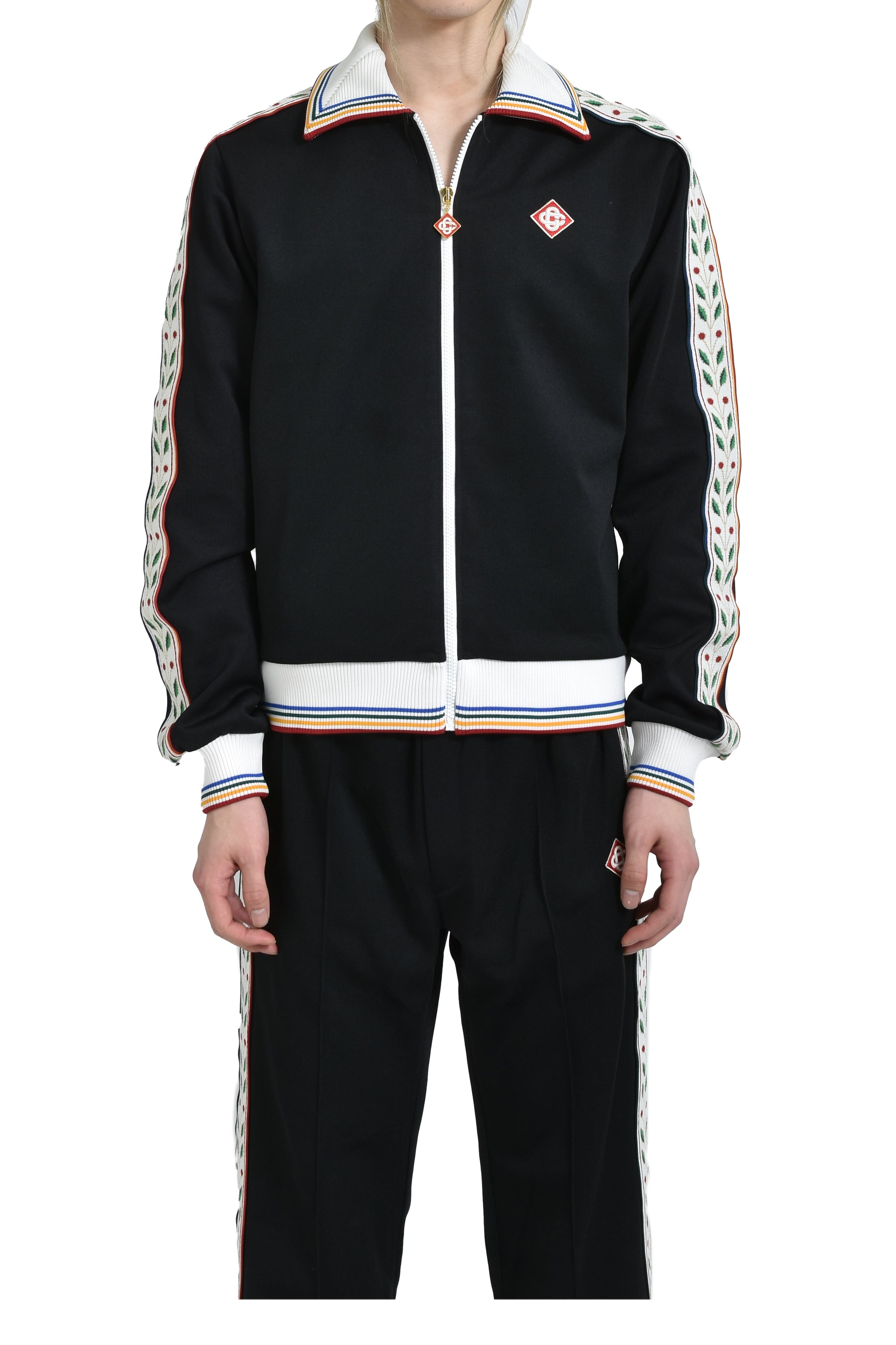 MENS LAUREL TRACK JACKET / BLK