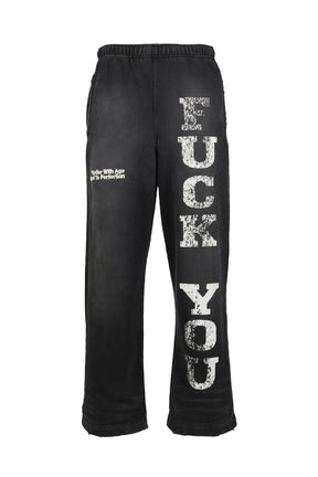 FUCK YOU SWEATPANT / FADED BLK
