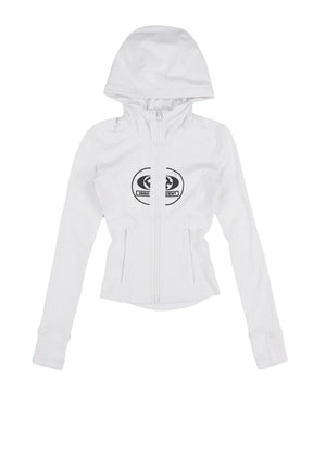 WHITE APHEX ZIPPER / WHT