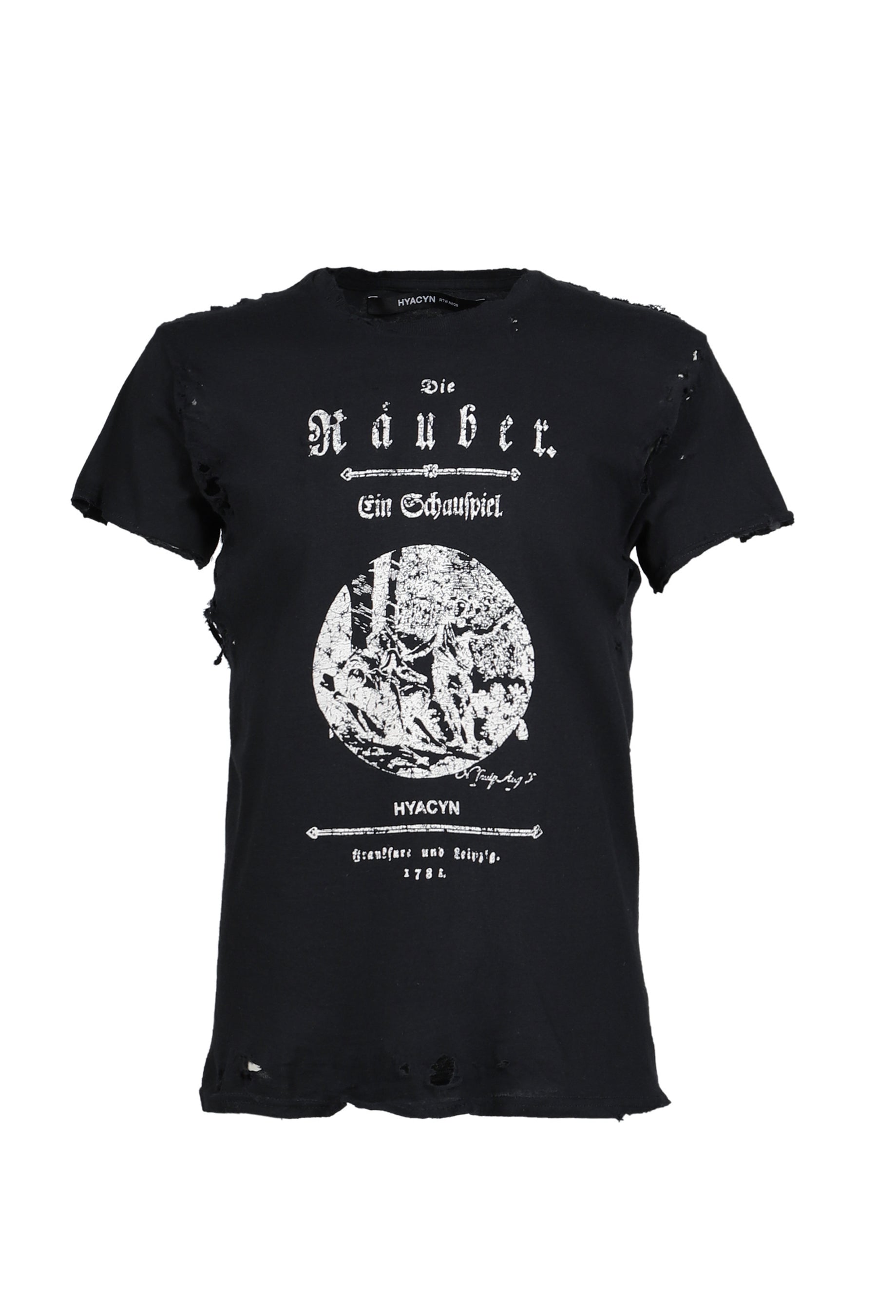 EET T-SHIRT DISTRESSED 1781 / BLK