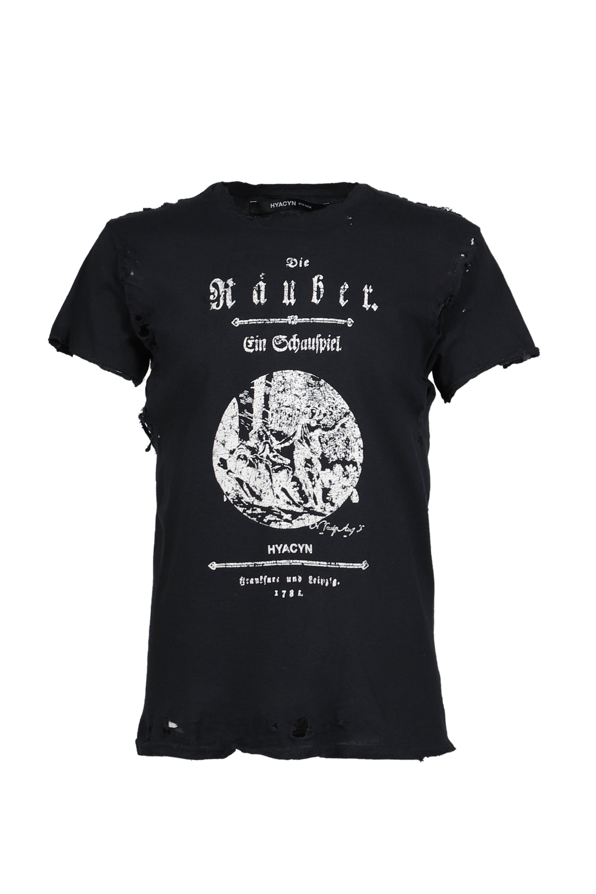EET T-SHIRT DISTRESSED 1781 / BLK