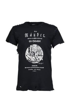 EET T-SHIRT DISTRESSED 1781 / BLK