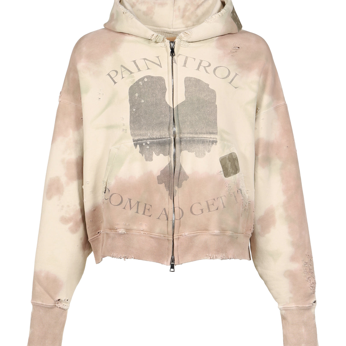 The Sekrit Saints ザ シークレット セインツ SS26 PAIN ZIP-UP HOODIE