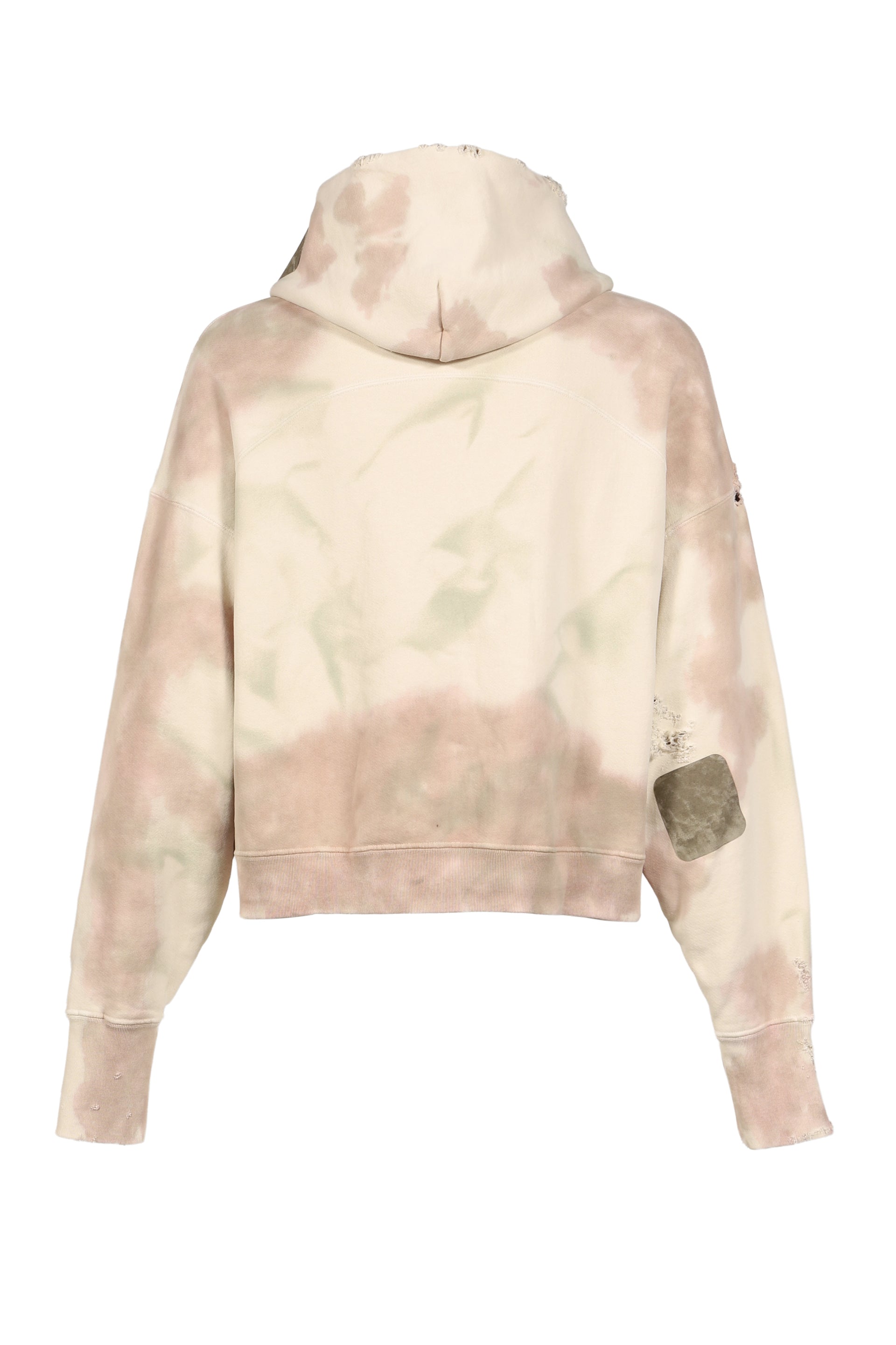 PAIN ZIP-UP HOODIE / WHT