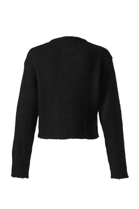 NEAH KNITTED ZIP-UP / BLK