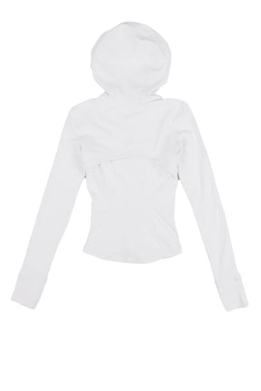 WHITE APHEX ZIPPER / WHT