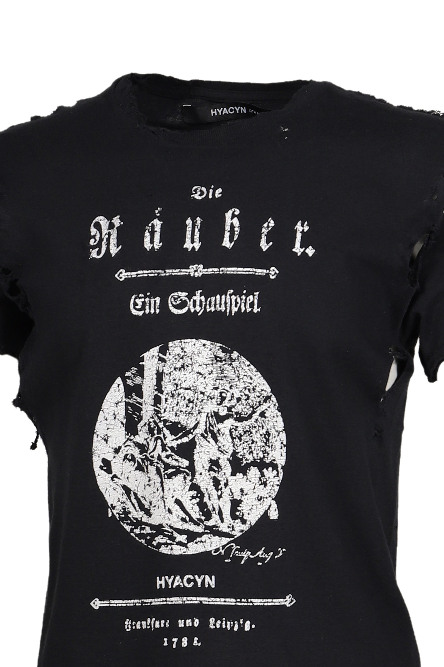 EET T-SHIRT DISTRESSED 1781 / BLK