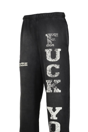FUCK YOU SWEATPANT / FADED BLK