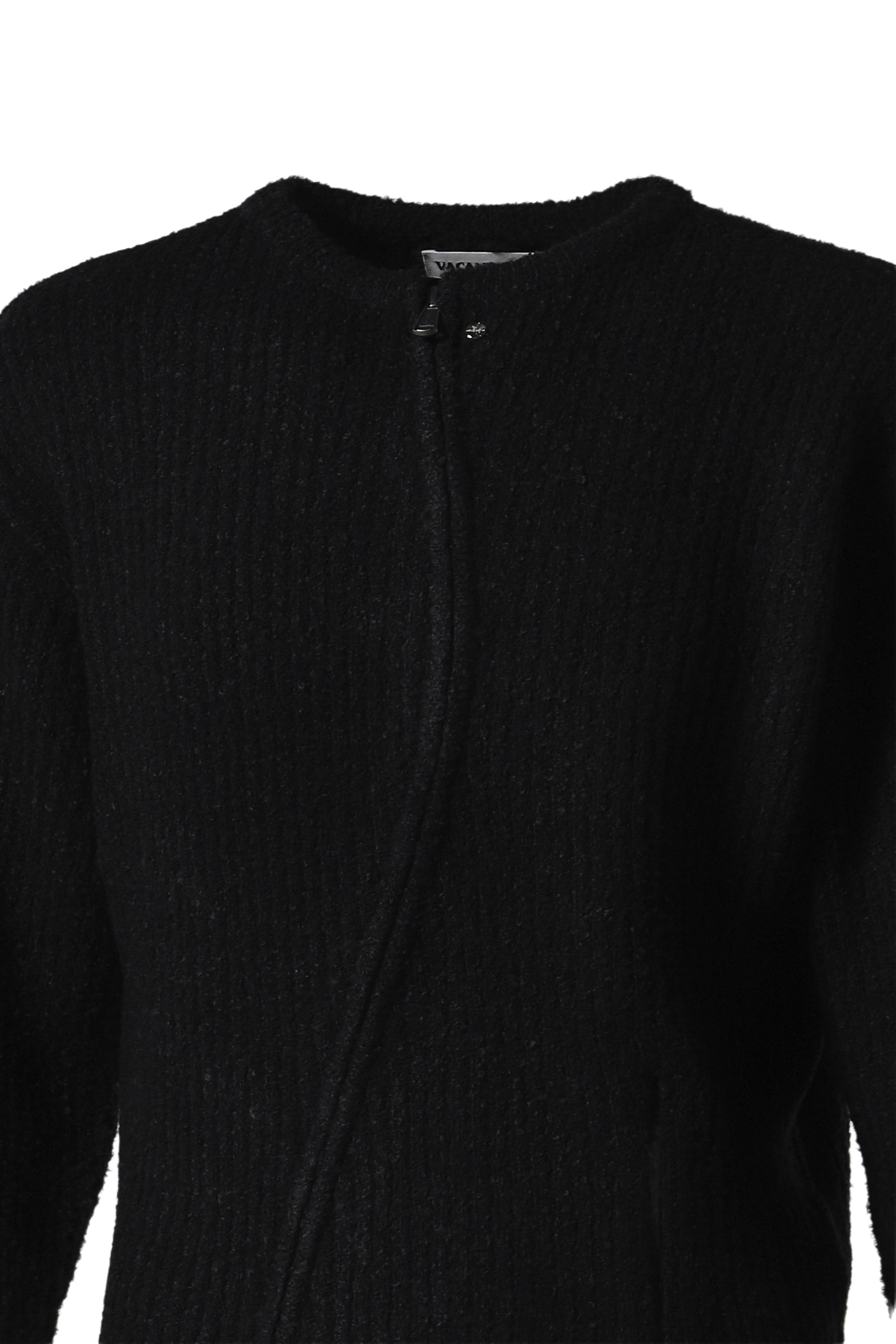 NEAH KNITTED ZIP-UP / BLK