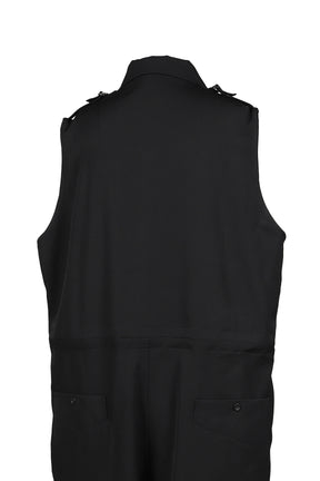 WOOL GAVA JUMPSUIT / BLK