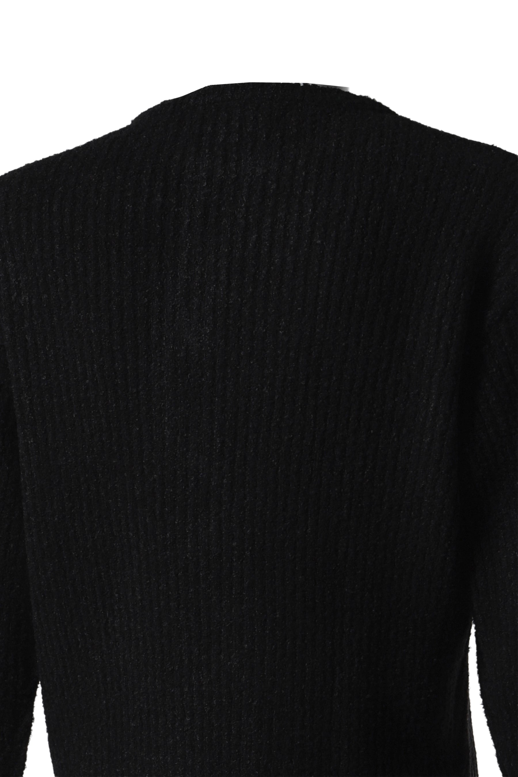 NEAH KNITTED ZIP-UP / BLK