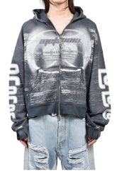 RADICAL ALMA CVA ZIP HOODIE / BLK