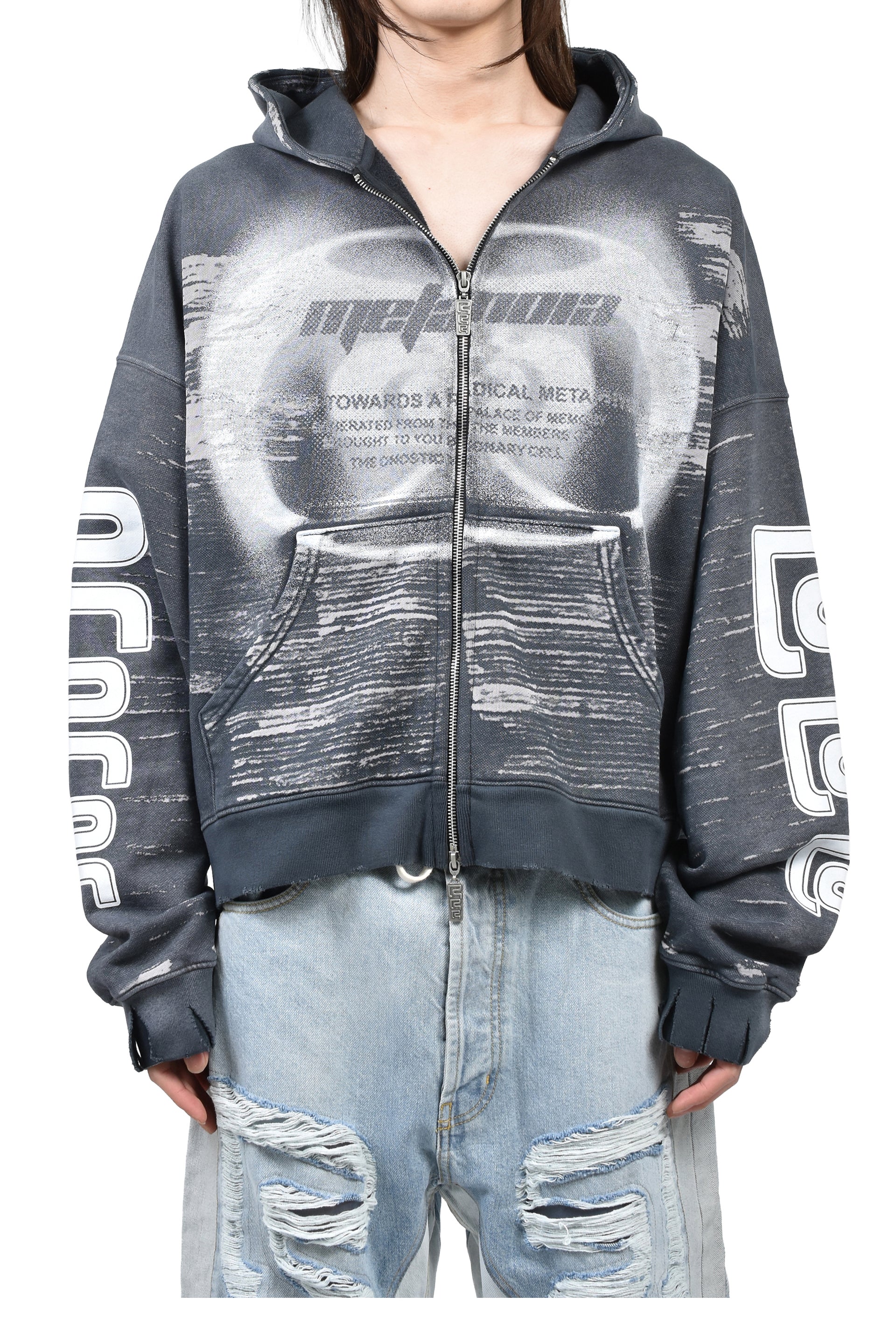 RADICAL ALMA CVA ZIP HOODIE / BLK