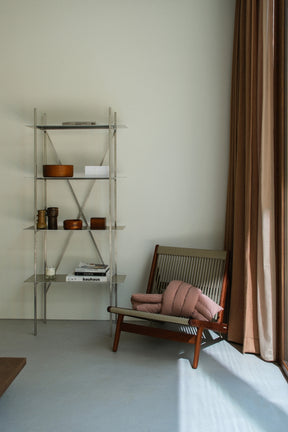 MUSUBI CUSHION - COTTON DOUBLE STRIPES | LITCHI SKIN / MULTI