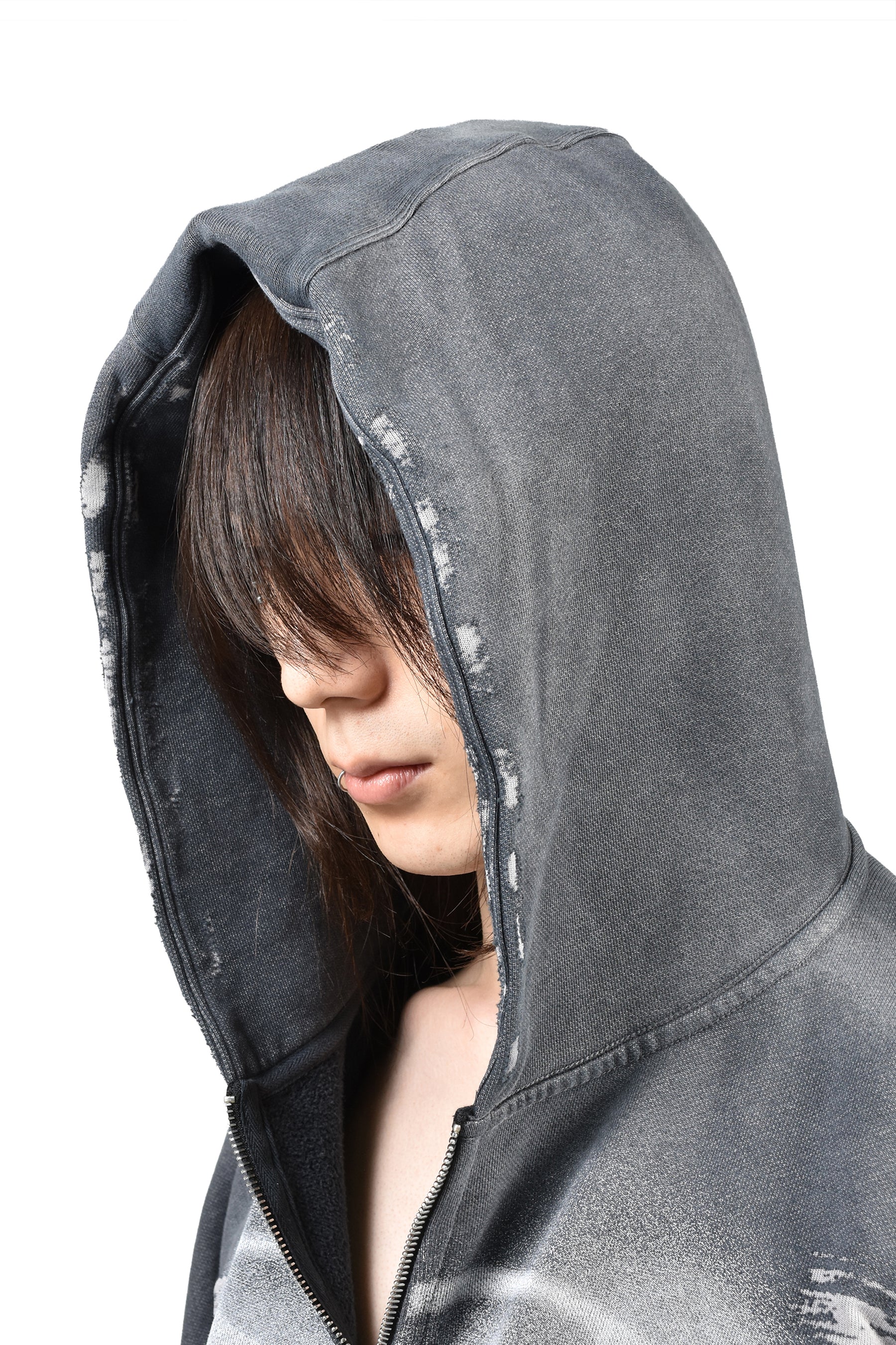 RADICAL ALMA CVA ZIP HOODIE / BLK