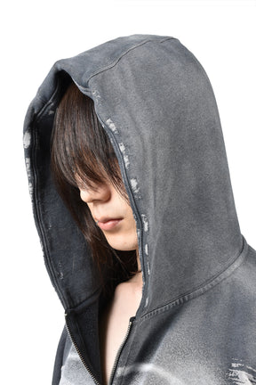 RADICAL ALMA CVA ZIP HOODIE / BLK