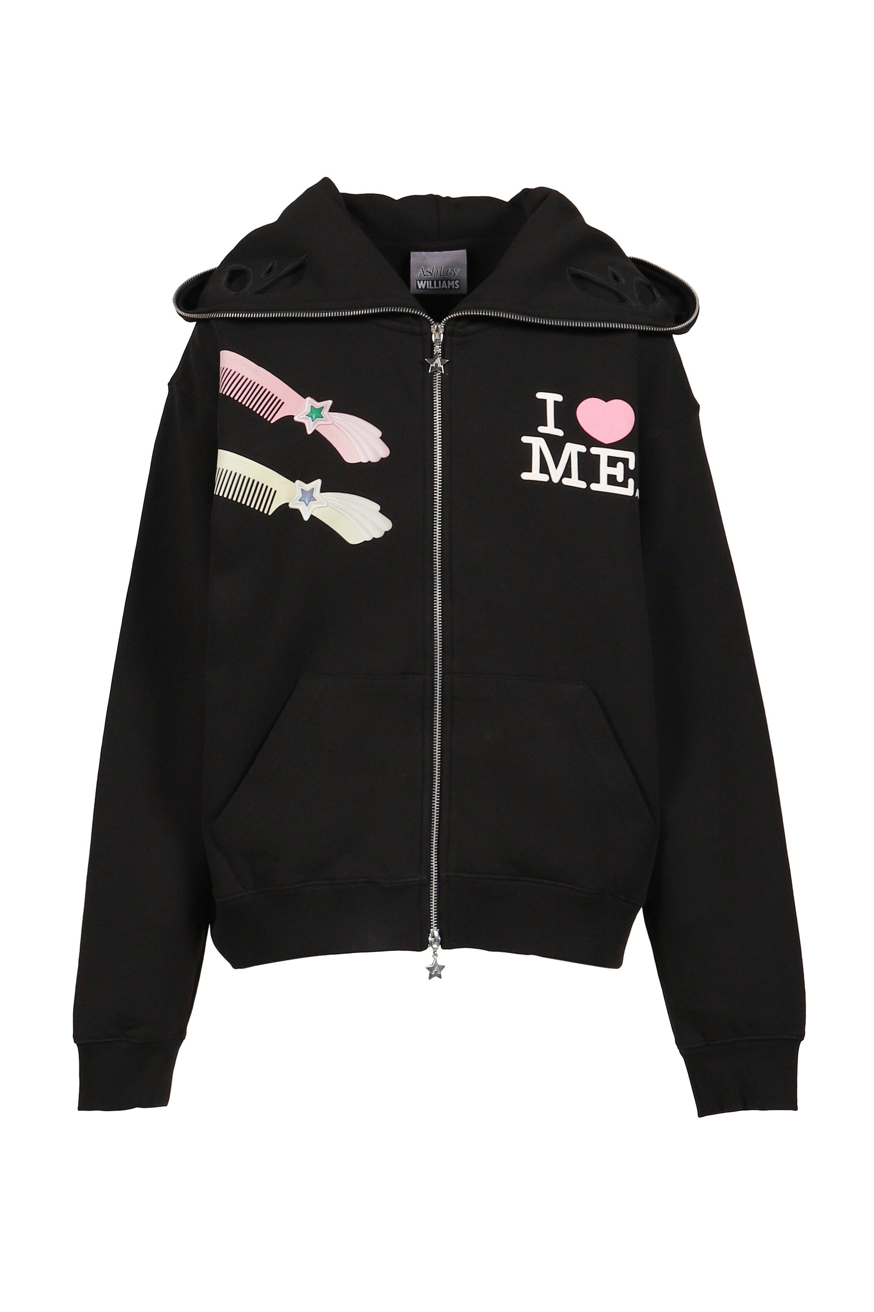 MALTESE BUTTERFLY HOODIE / BLK 
