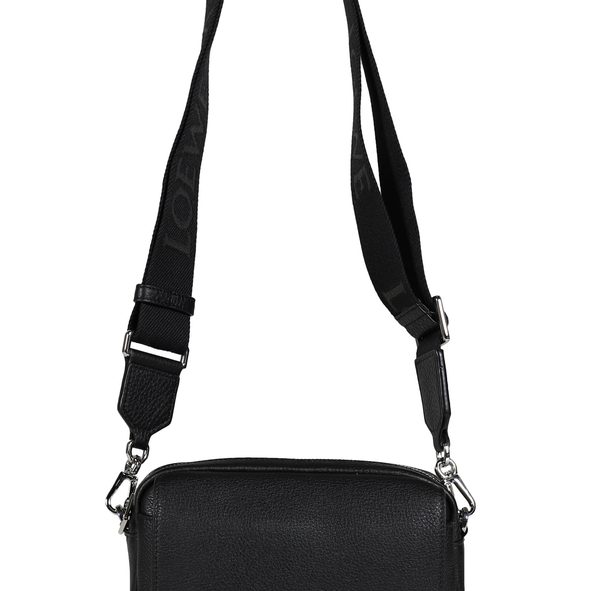 LOEWE ロエベ FW25 PEBBLE MESSENGER SMALL / BLK - NUBIAN ヌビアン