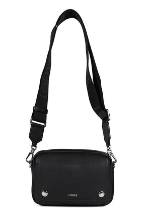 PEBBLE MESSENGER SMALL / BLK
