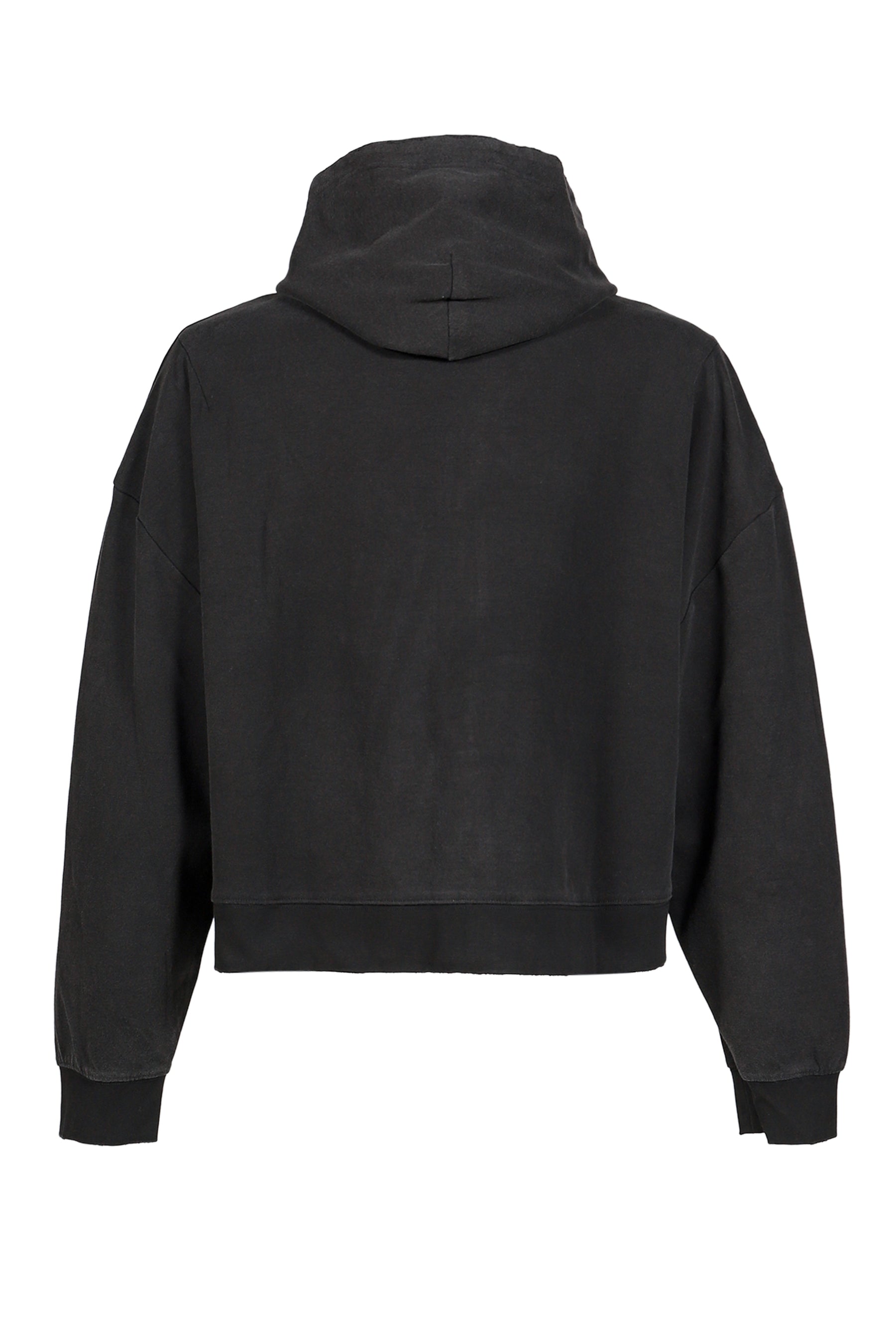 ZIP HOODIE 'MORE POISON DARLING' / WASHED BLK