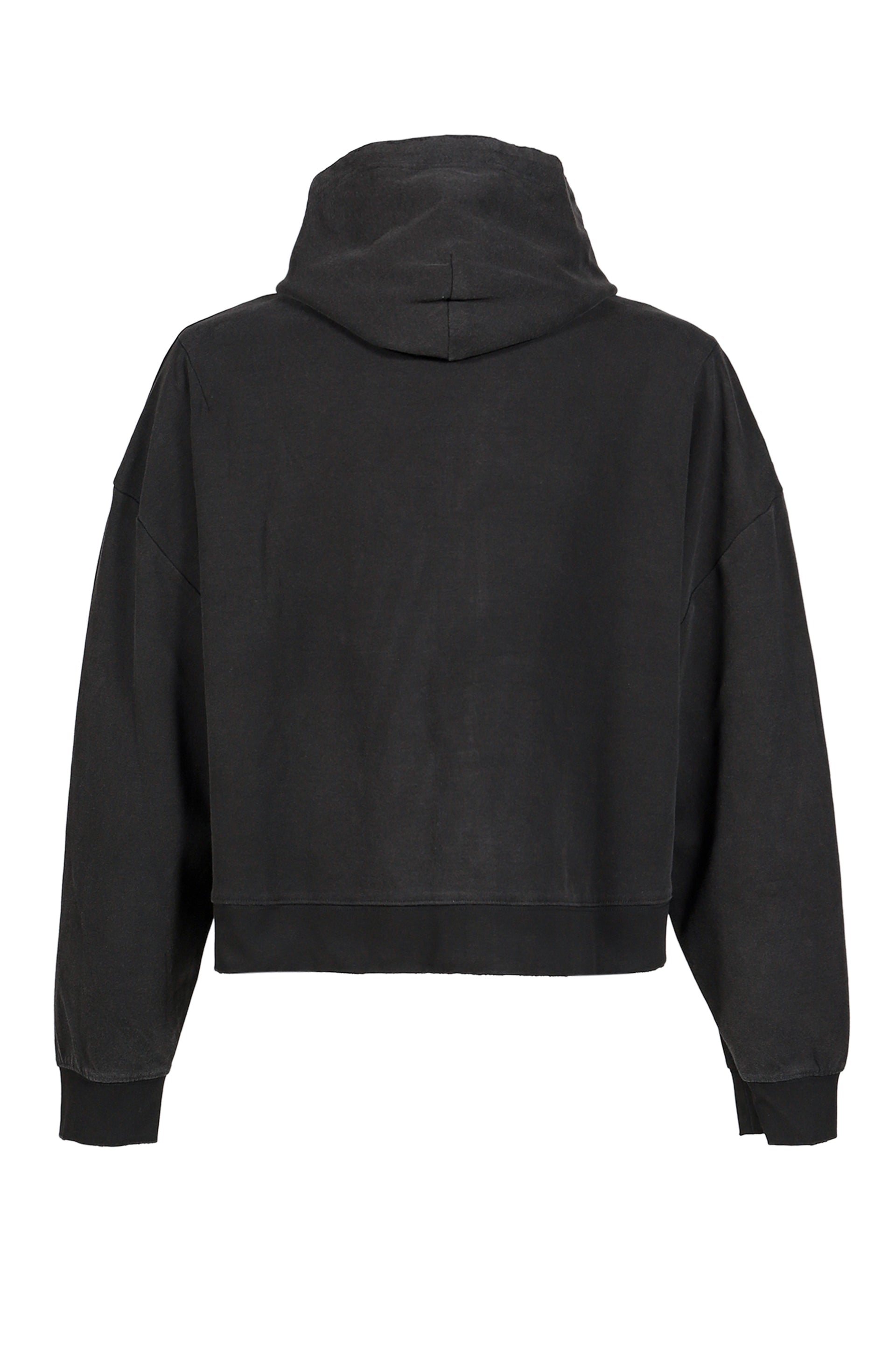 ZIP HOODIE 'MORE POISON DARLING' / WASHED BLK
