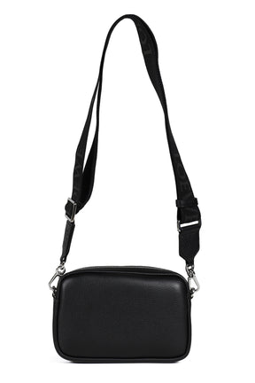 PEBBLE MESSENGER SMALL / BLK