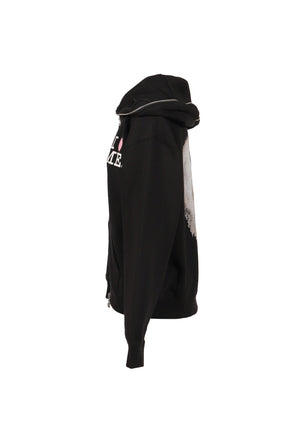 MALTESE BUTTERFLY HOODIE / BLK 