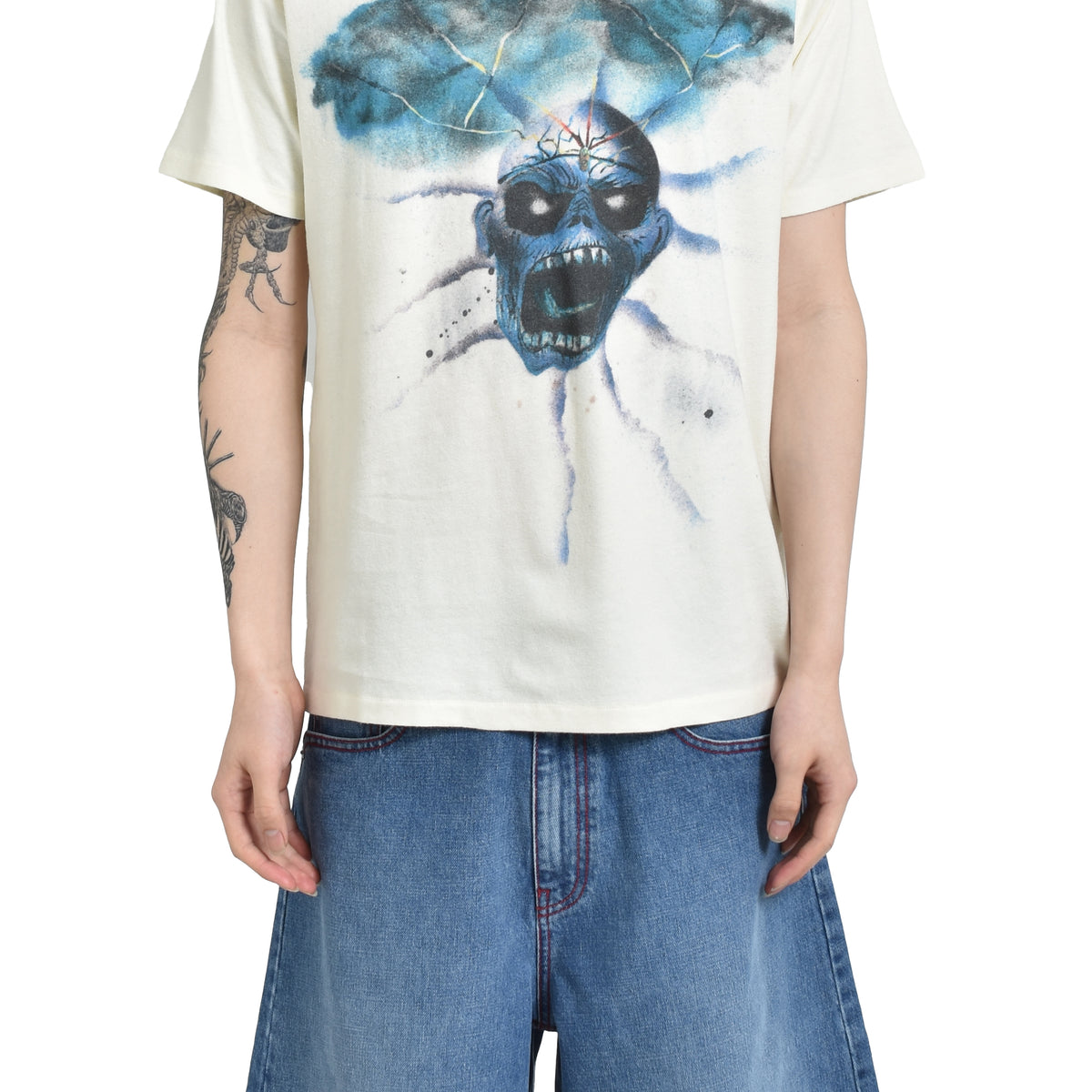 ERL 24SS スカル グリッターラメニット skull ERL 24ss スカル