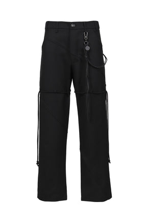 Song for the Mute "SLASH" DRESS PANT / BLK