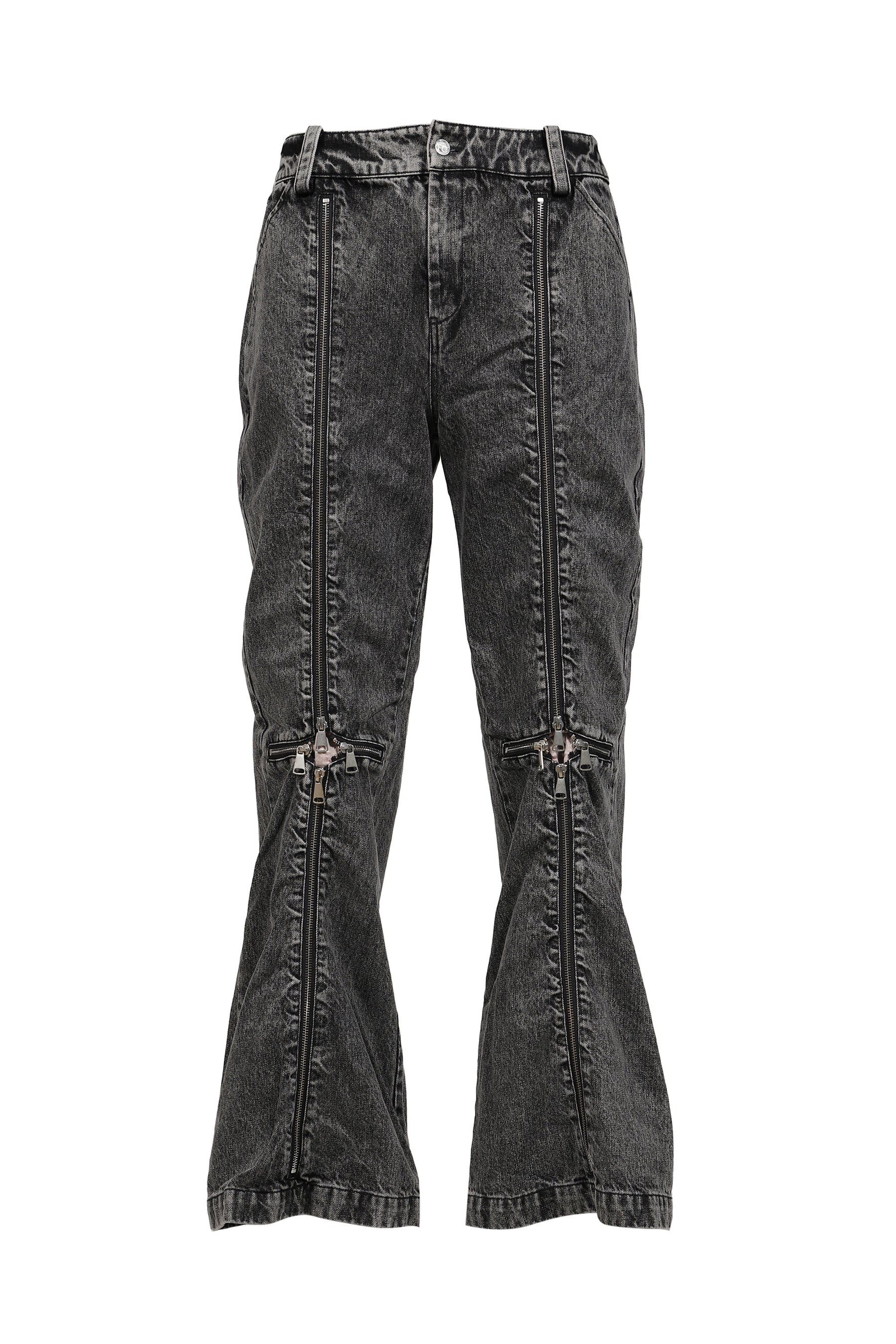 DENIM SACRIFICE TROUSERS / GREY