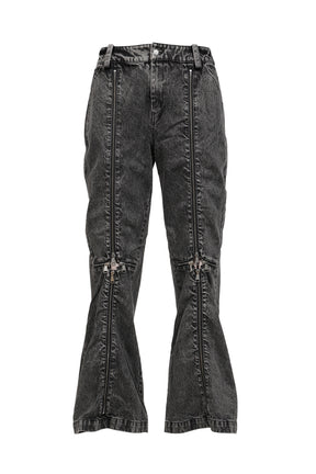 DENIM SACRIFICE TROUSERS / GREY