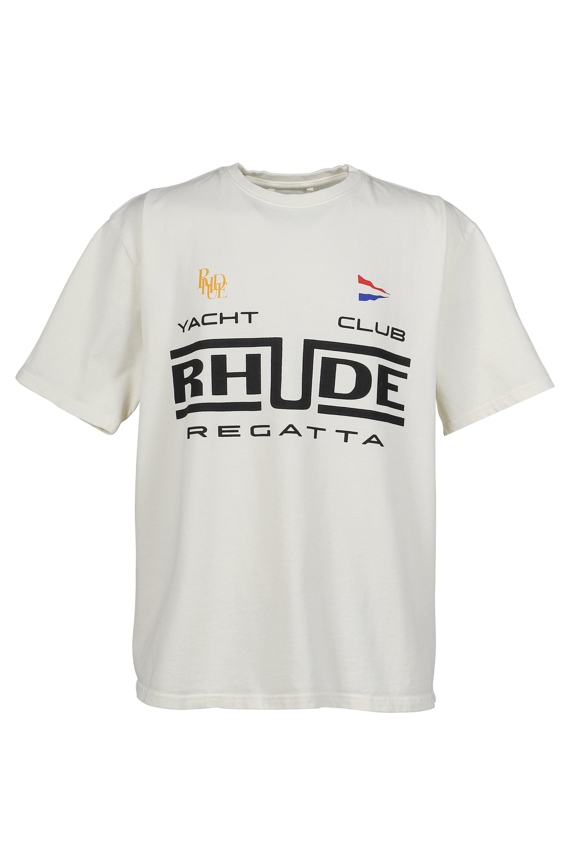 RHUDE REGATTA CLUB TEE / VTG WHT