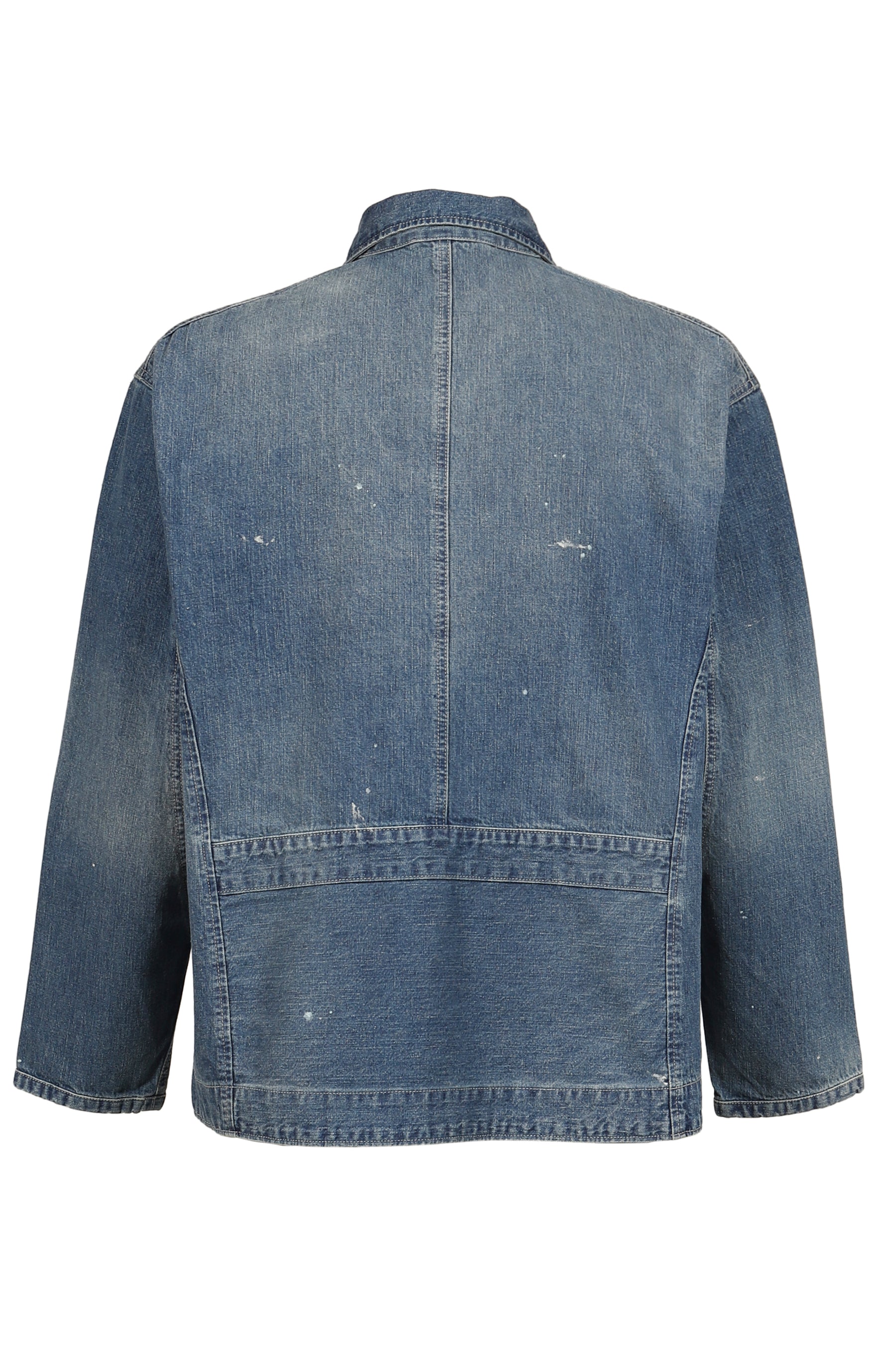 BREAKFAST DENIM ZIP UP JACKET / BLU