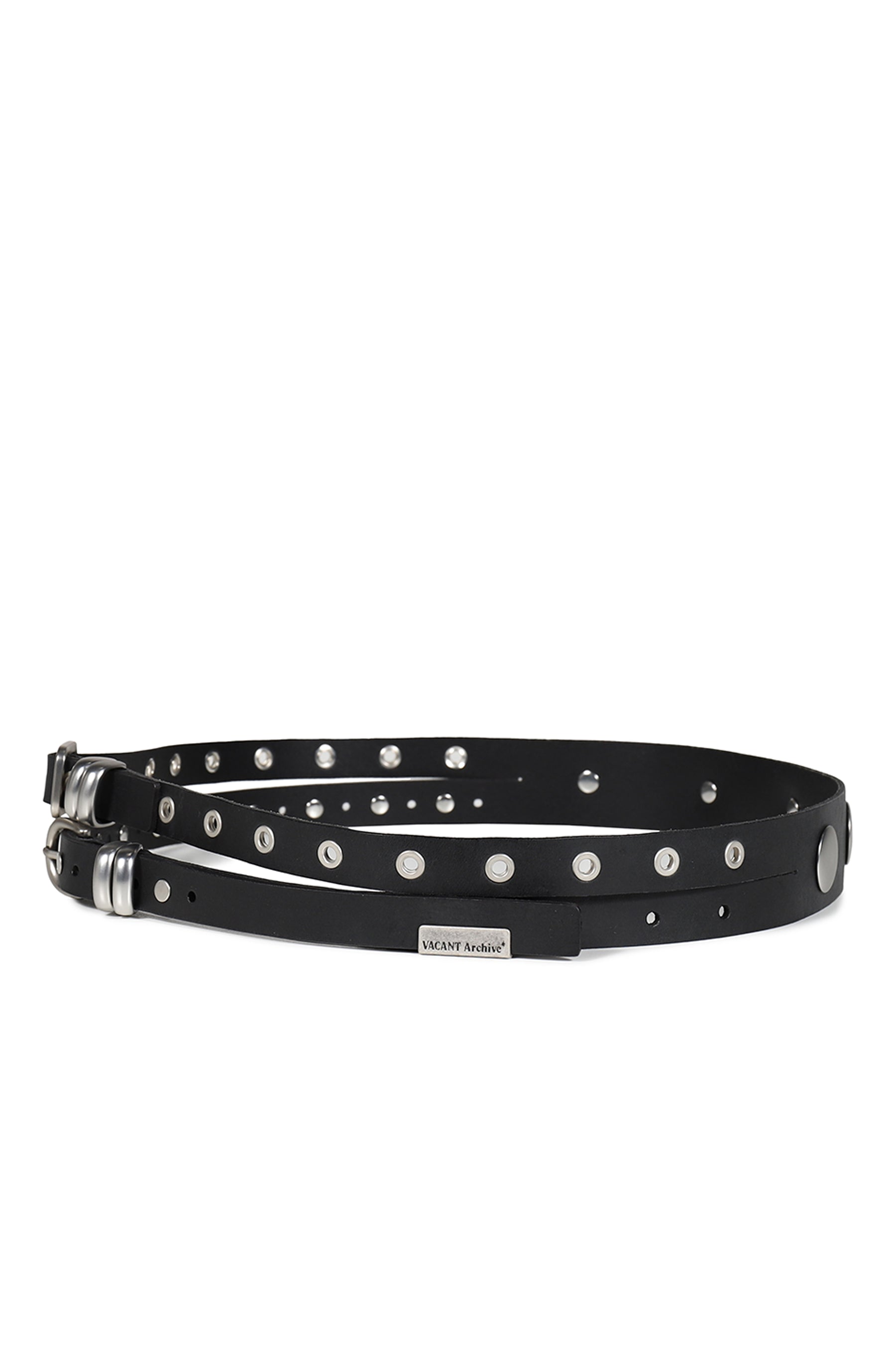GIGI SKINNY DOUBLE BELT / BLK