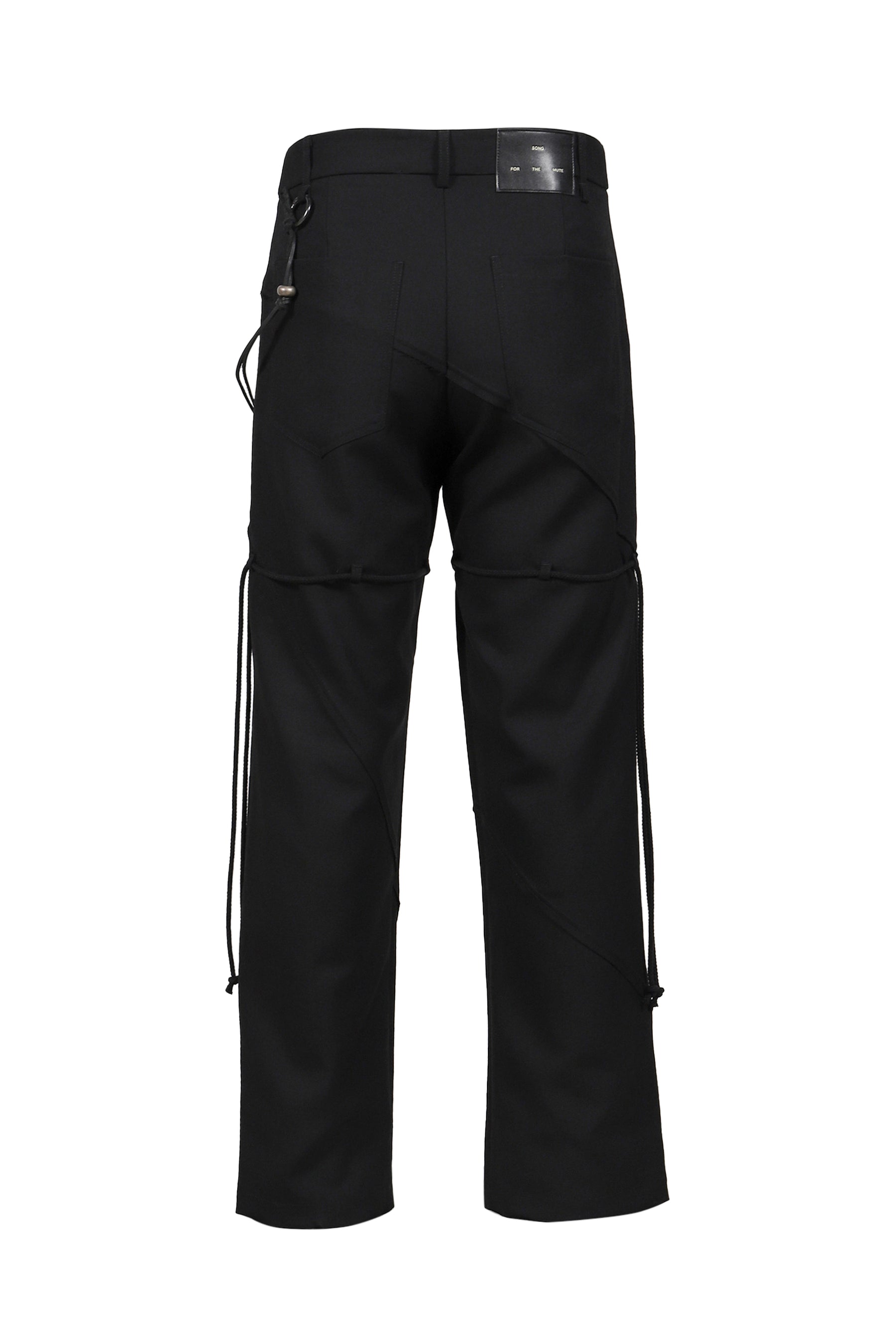 Song for the Mute "SLASH" DRESS PANT / BLK