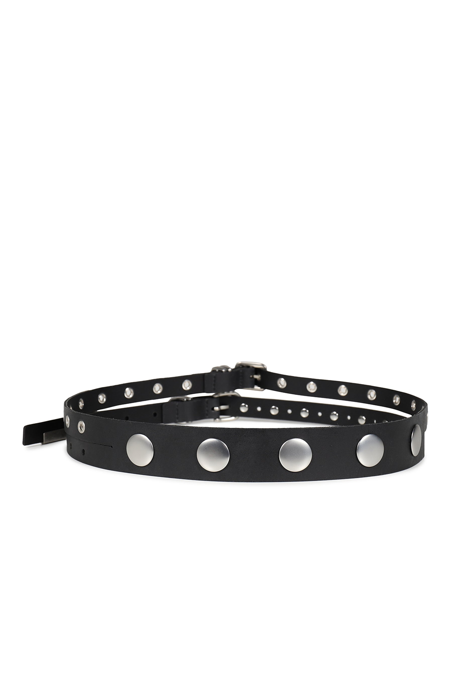 GIGI SKINNY DOUBLE BELT / BLK