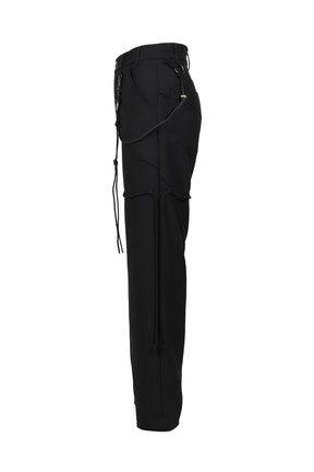 Song for the Mute "SLASH" DRESS PANT / BLK