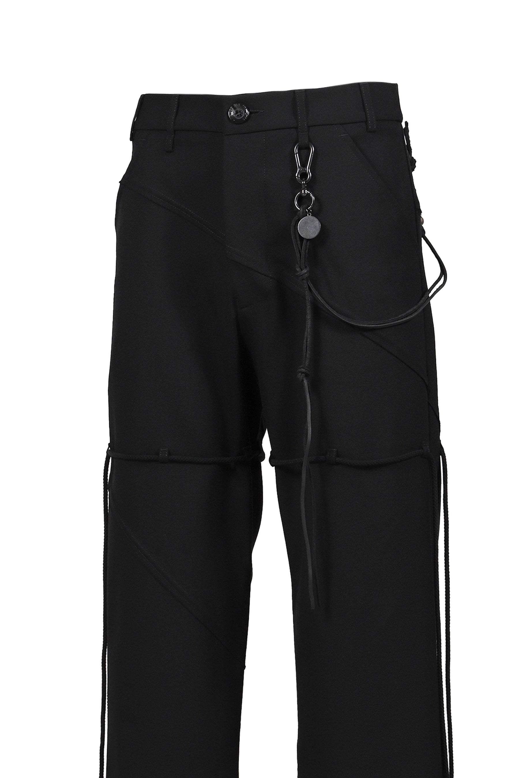 Song for the Mute "SLASH" DRESS PANT / BLK