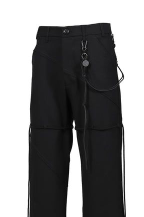 Song for the Mute "SLASH" DRESS PANT / BLK