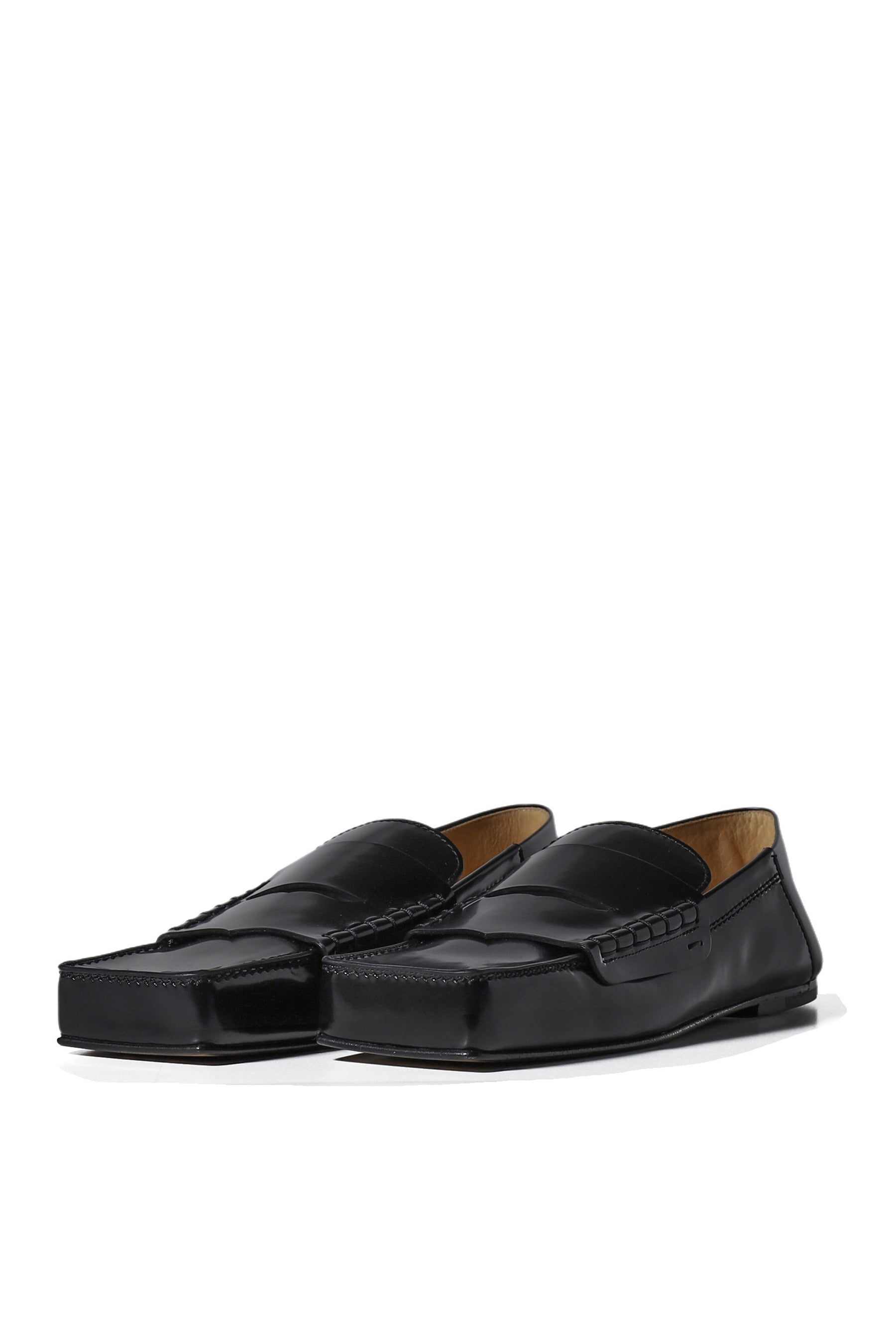 LES MOCASSINS CARRE / BLK