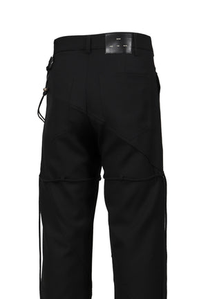 Song for the Mute "SLASH" DRESS PANT / BLK