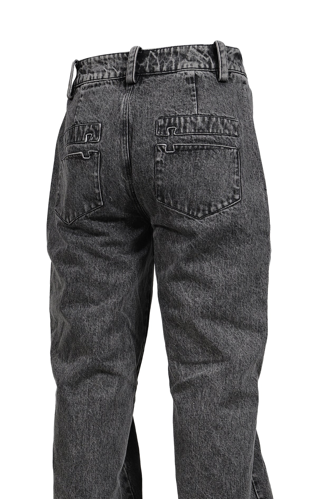 DENIM SACRIFICE TROUSERS / GREY