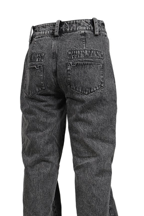 DENIM SACRIFICE TROUSERS / GREY