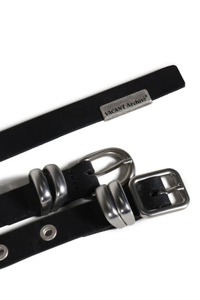 GIGI SKINNY DOUBLE BELT / BLK