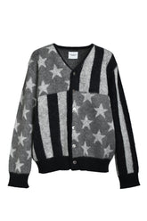 AMERICAN FLAG MOHAIR CARDIGAN / MONO