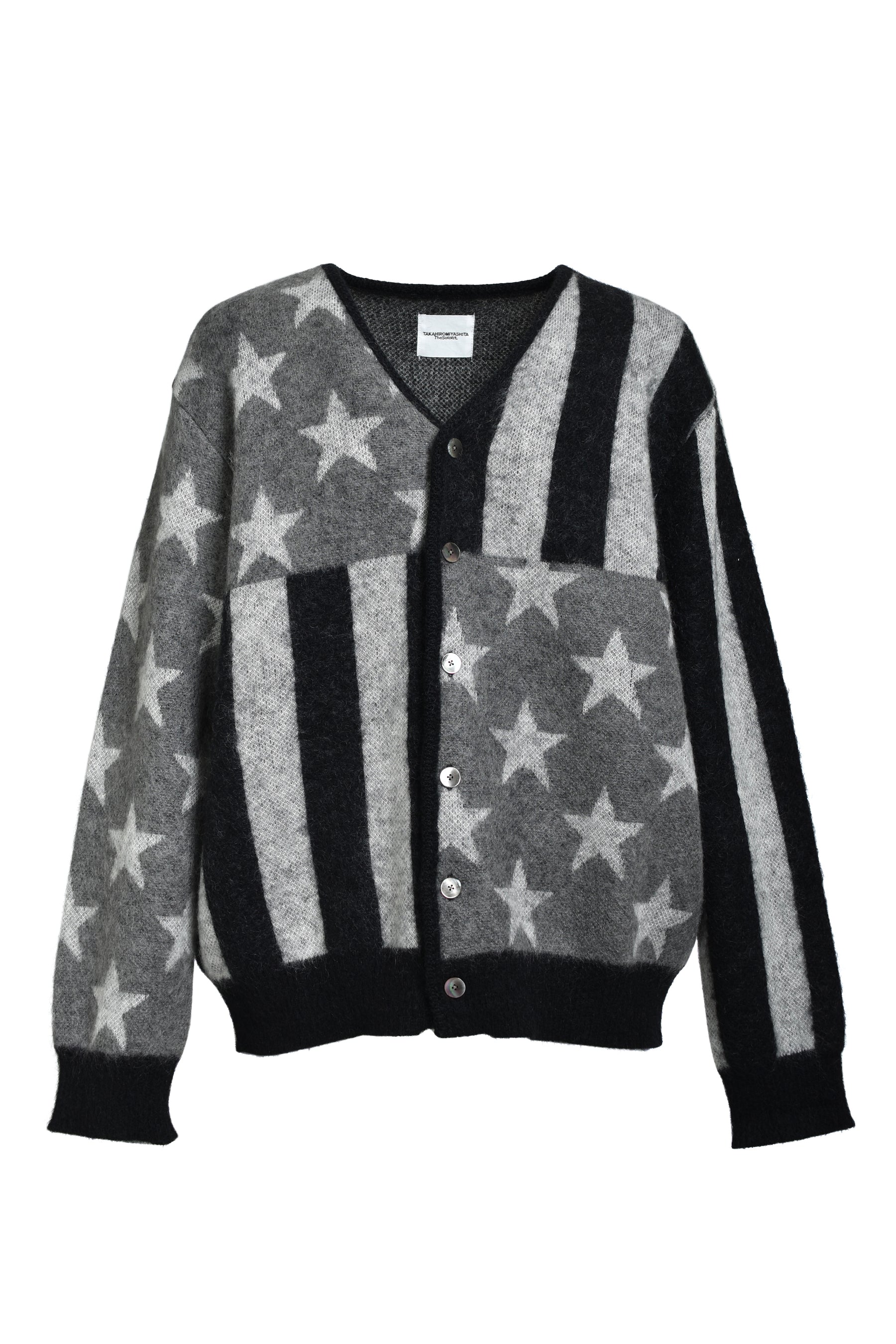 AMERICAN FLAG MOHAIR CARDIGAN / MONO