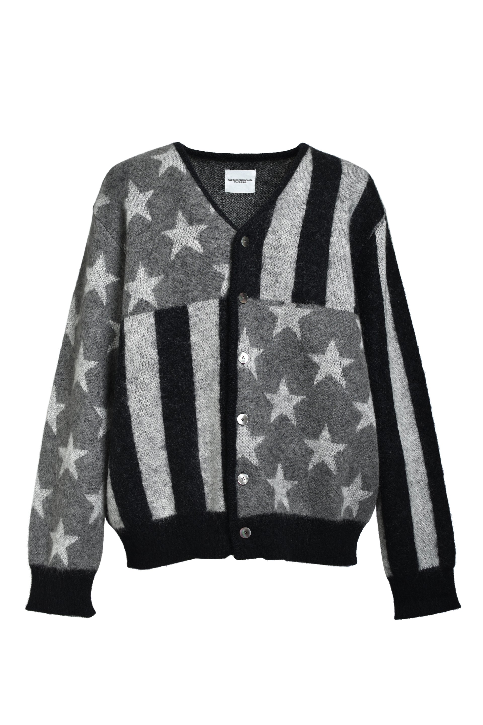 AMERICAN FLAG MOHAIR CARDIGAN / MONO