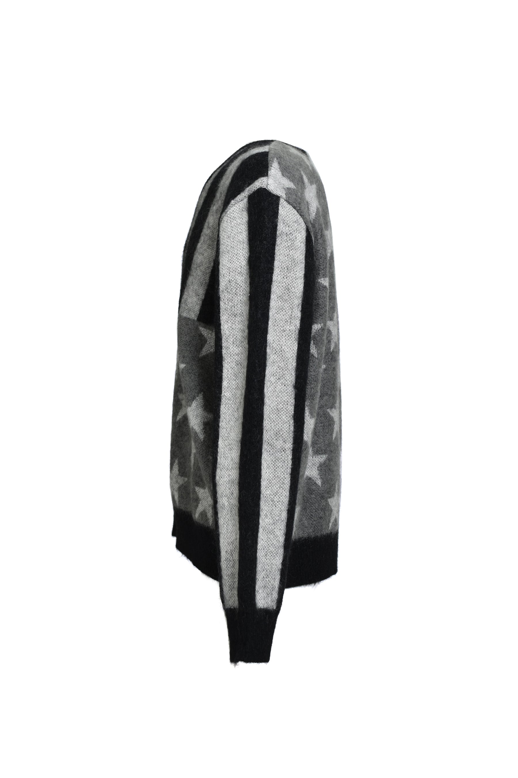 AMERICAN FLAG MOHAIR CARDIGAN / MONO