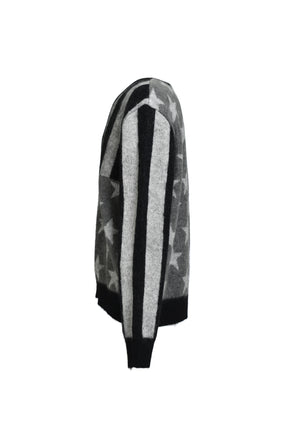AMERICAN FLAG MOHAIR CARDIGAN / MONO