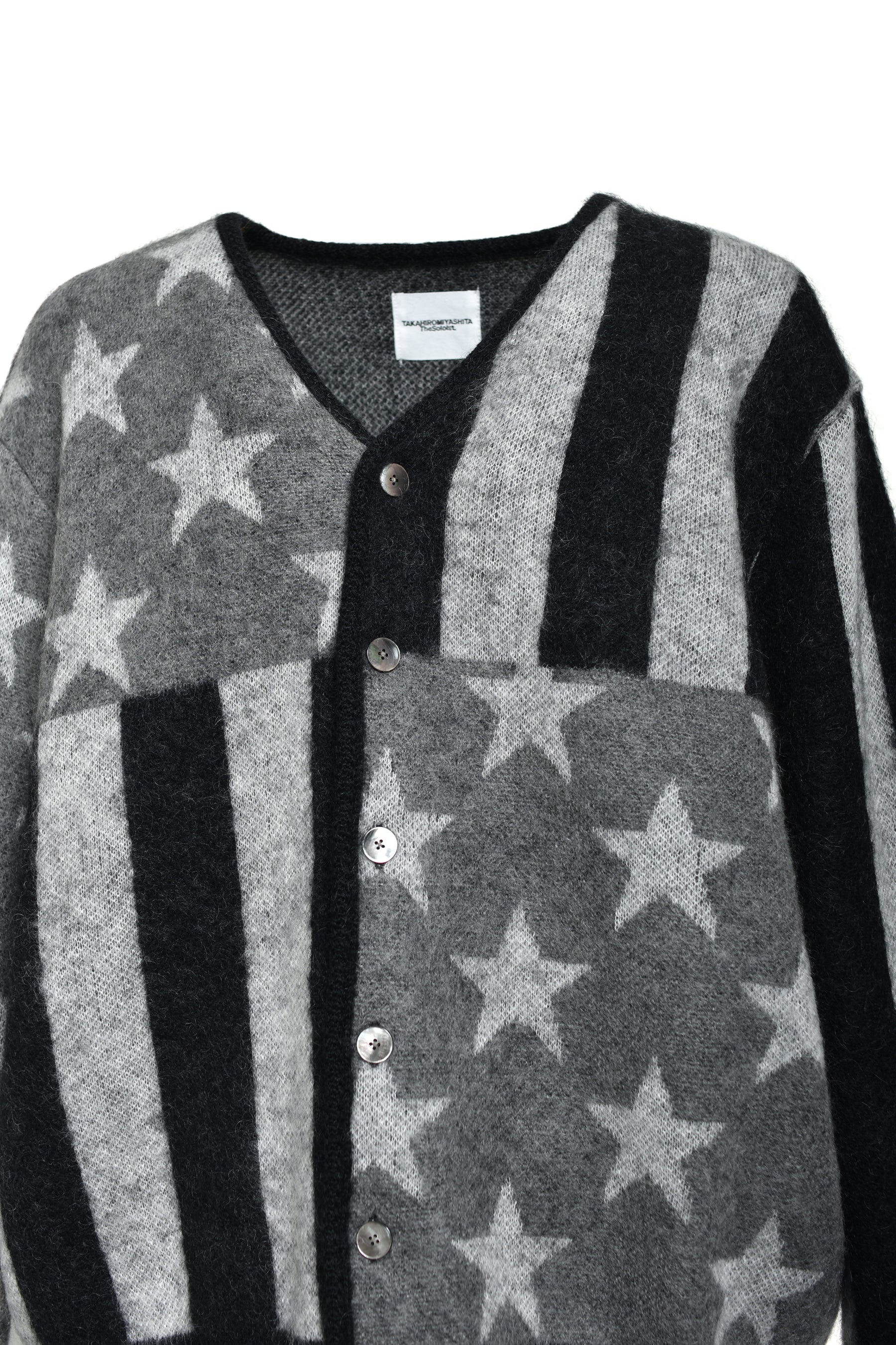 AMERICAN FLAG MOHAIR CARDIGAN / MONO